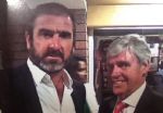 James `The Tailor' Pendlebury with Eric Cantona